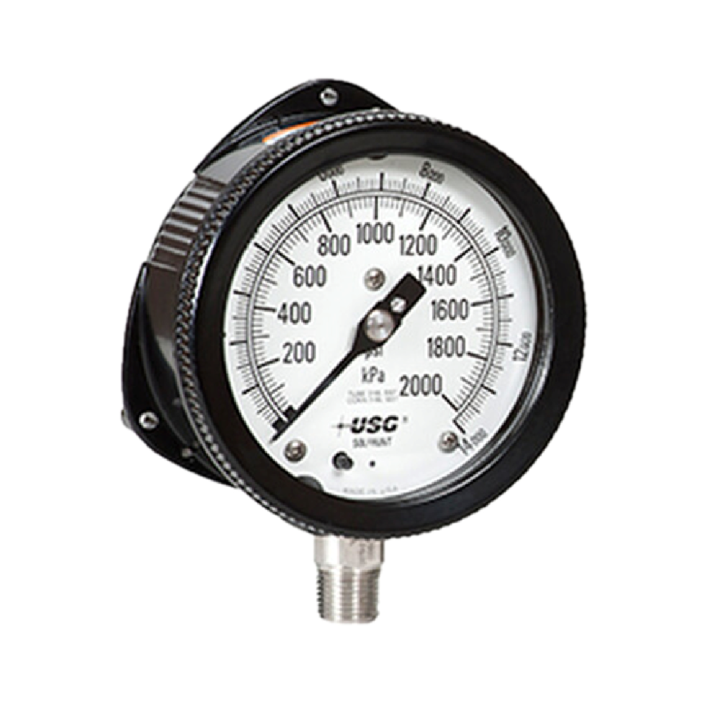 Ametek US Gauge 0-300 PSI 1/2" NPT 6" Analog Pressure Gauge