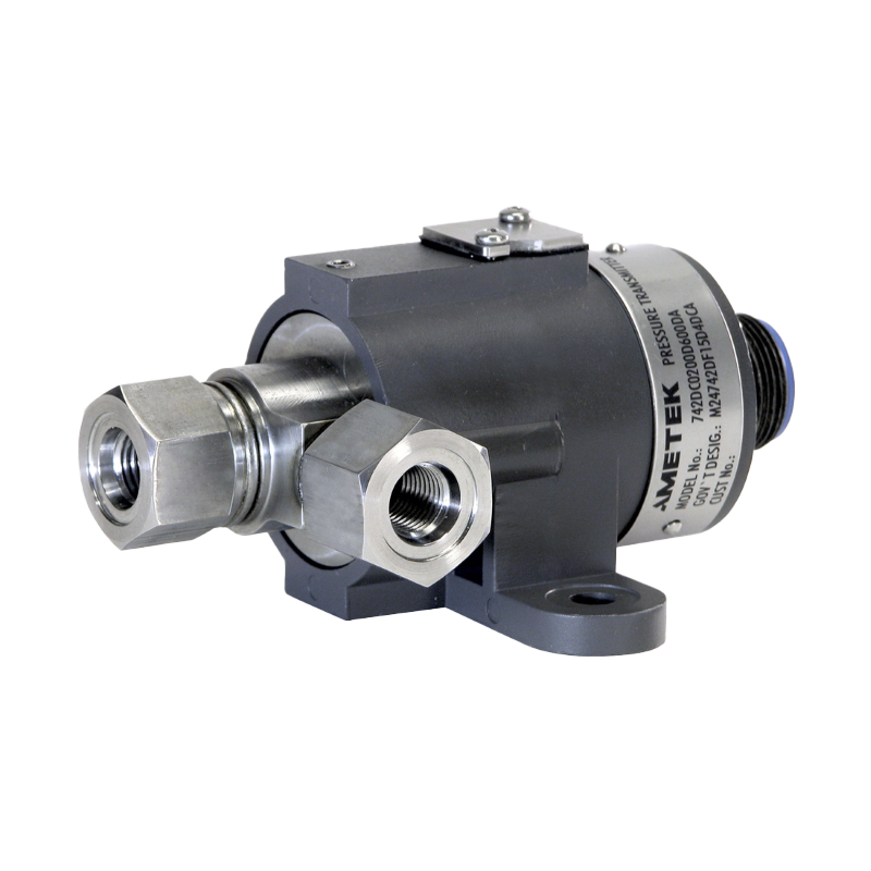 Ametek US Gauge 742D Military MIL-T-24742 (SH) 0-15 PSID Differential Pressure Transducer