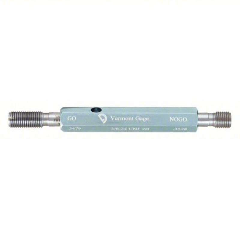 1/4-20 UNC 2B Vermont Gage Go/NoGo Threaded Plug Assembly