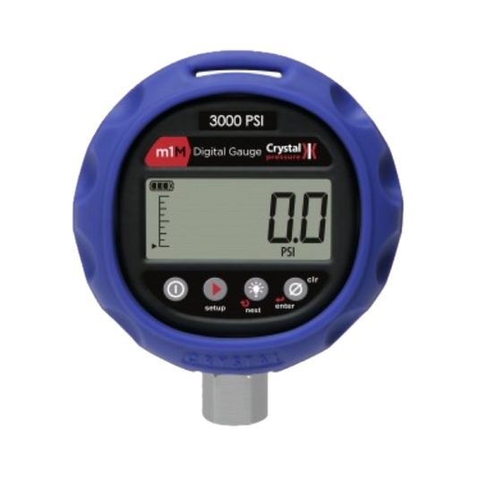 0-3000 PSI Crystal M1M Digital Pressure Gauge