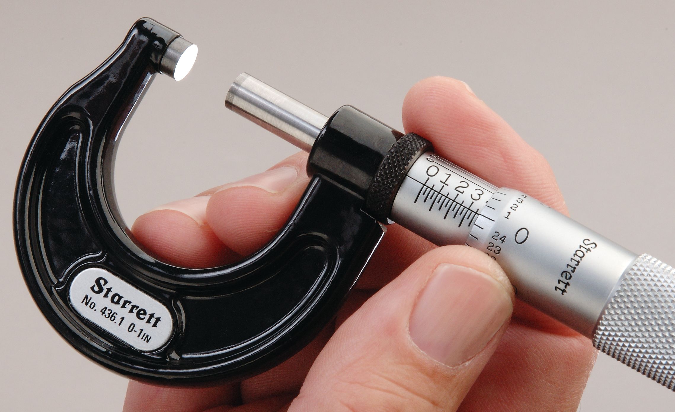 Starrett - 436.1XRL-1 - Outside Micrometer 0-1inch