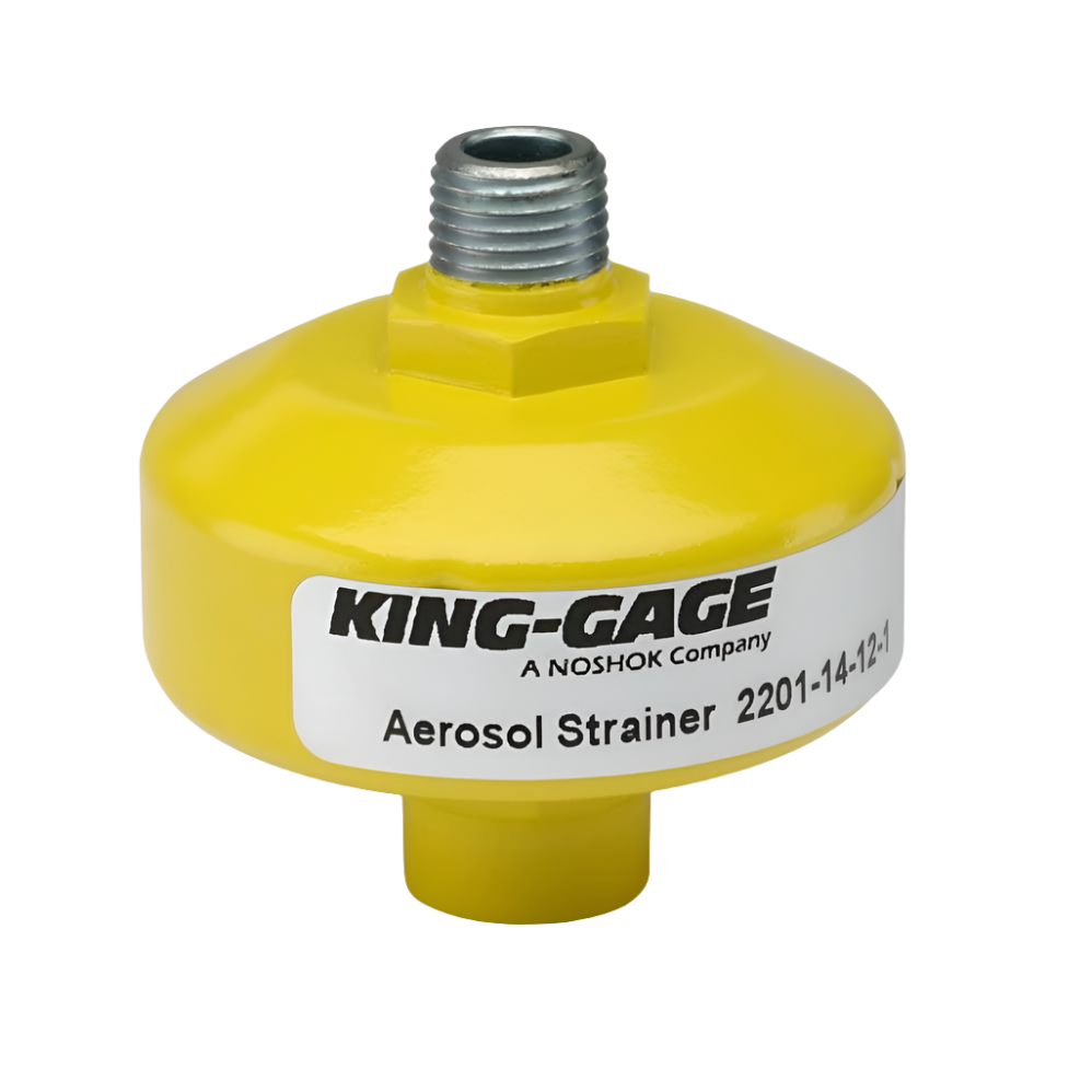 1/4" NPT FM King-Gage Aerosol Disposable Strainer