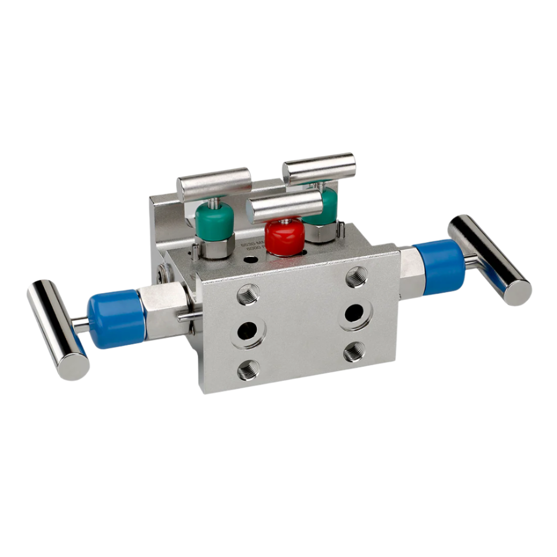 Flare Pattern Flange-Female SS Noshok 5-Valve Manifold Valve