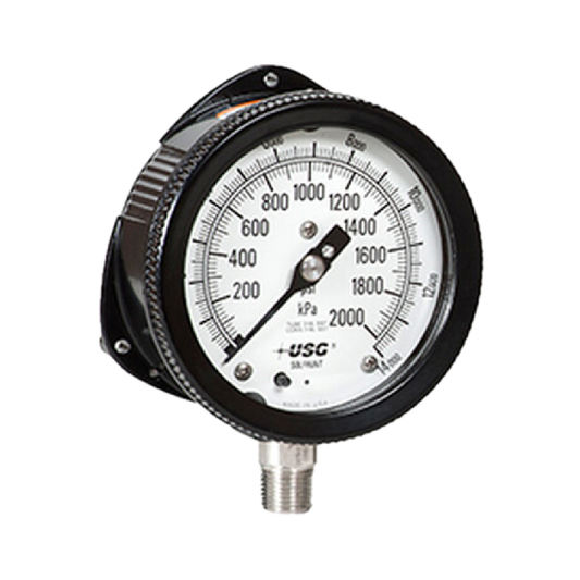 0-300 PSI 1/2" NPT 6" US Gauge Analog Pressure Gauge