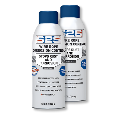 Ship 2 Shore - Wire Rope Corrosion Control, 2-pack of Aerosol Cans, 340g (12oz)