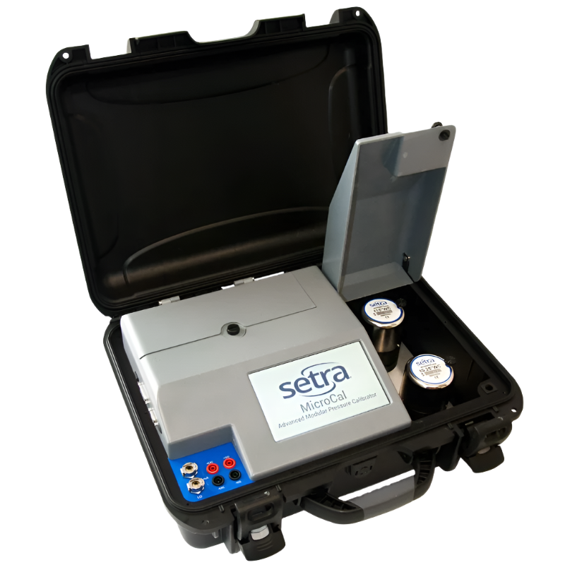 Setra MicroCal MCALLEN Advanced Modular Pressure Calibrator w/ 12' Cable & Tubing