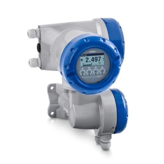 Compact Krohne MFC 400 Coriolis Mass Flow Converter