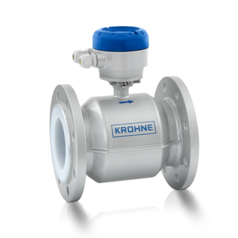 Full Bore Design Krohne Optiflux 2000 Electromagnetic Flow Sensor