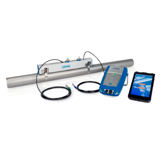 Temporary Liquid Flow Krohne Optisonic 6300 P Ultrasonic Clamp-On Flowmeter